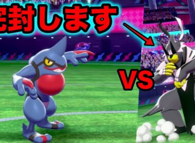 【ポケモン剣盾】【厨ポケ狩り】ドクロッグの乾燥肌でウーラオス完封したったww マイナーポケモンで厨ポケ狩り#13【ソード・シールド】