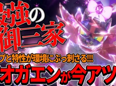 黒バド&白バド対策！ガオガエンのタイプと特性がぶっ刺さり過ぎだろ！！！【ポケモンSV】