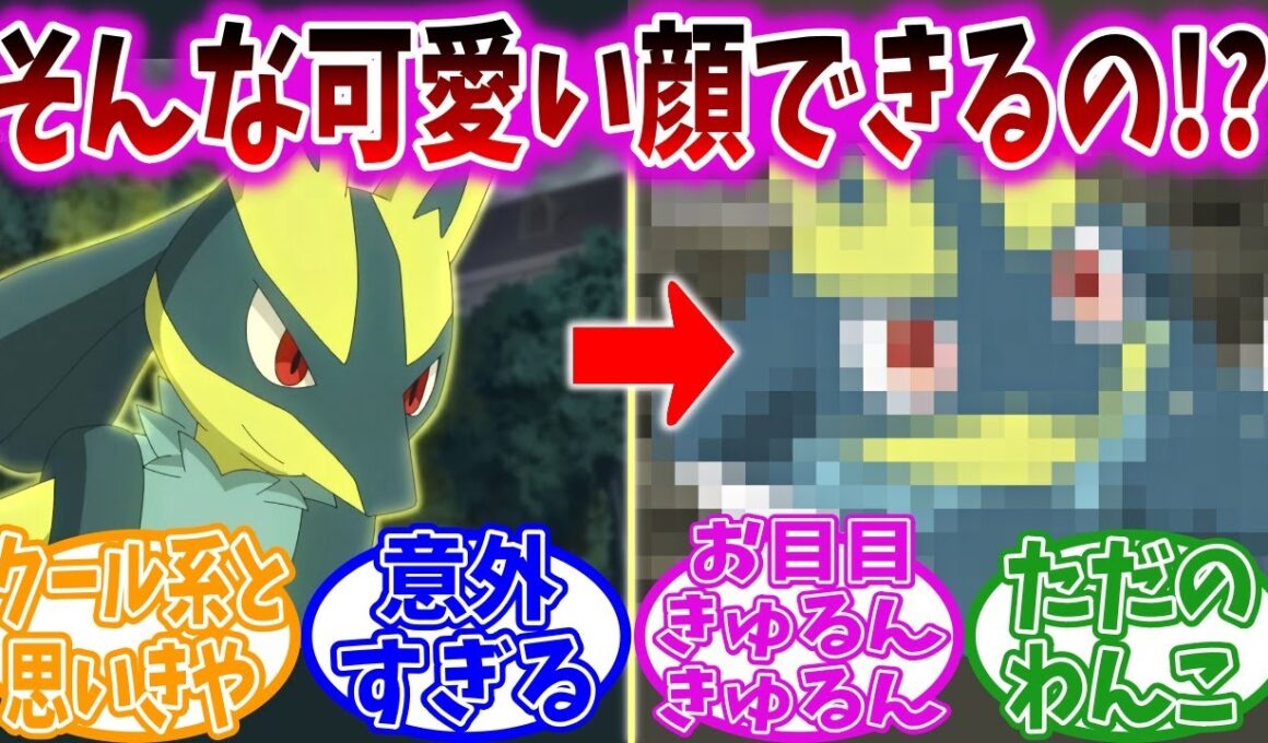 【アニポケ114話】ルカリオがいきなり可愛くなって腰を抜かした視聴者の反応集【ポケモン反応集】