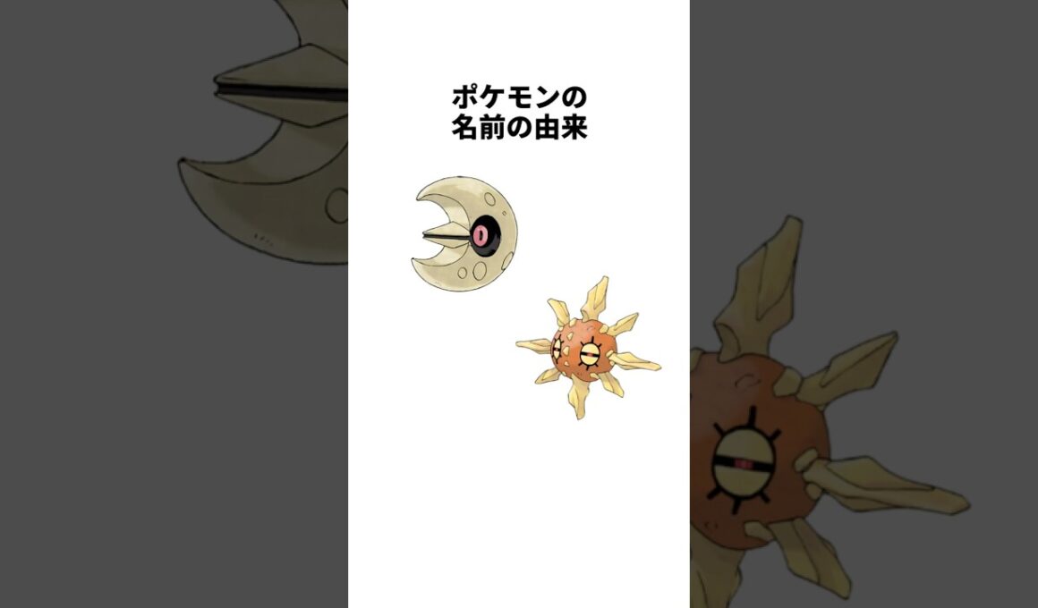 ソルロックの名前の由来は…ポケモンの名前の由来