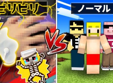 【マイクラ】おんりーの手に電流を流し続けたら流石にエンドラ討伐勝てる説【実写】