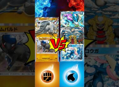 【 #ポケポケ 】ドンファンEXラムパルド vs スイクンEXギラティナEXゲッコウガ