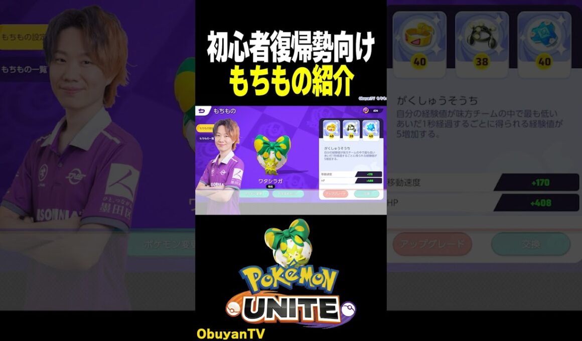 【ワタシラガ】サポート型持ち物紹介 #ポケモン  #shorts