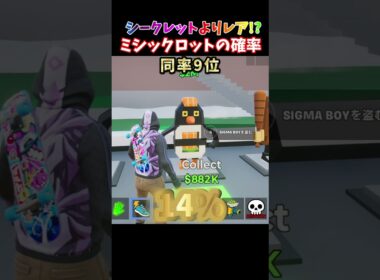 新しくなったミシックのラッキーロット全確率まとめ シークレットよりレア!?【ブレインロット】【フォートナイト】