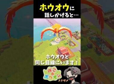でんじふゆうで空飛べば「空中のホウオウ」と話せる説！→意外な結果が…！【ぽこあポケモン ぽこポケ 初心者向け攻略】 #shorts #ゲーム実況