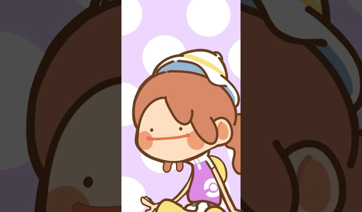 ぽこあポケモンの世界に迷い込んだパッチール　#shorts [手描きアニメ]