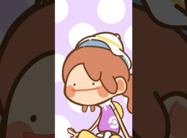 ぽこあポケモンの世界に迷い込んだパッチール　#shorts [手描きアニメ]