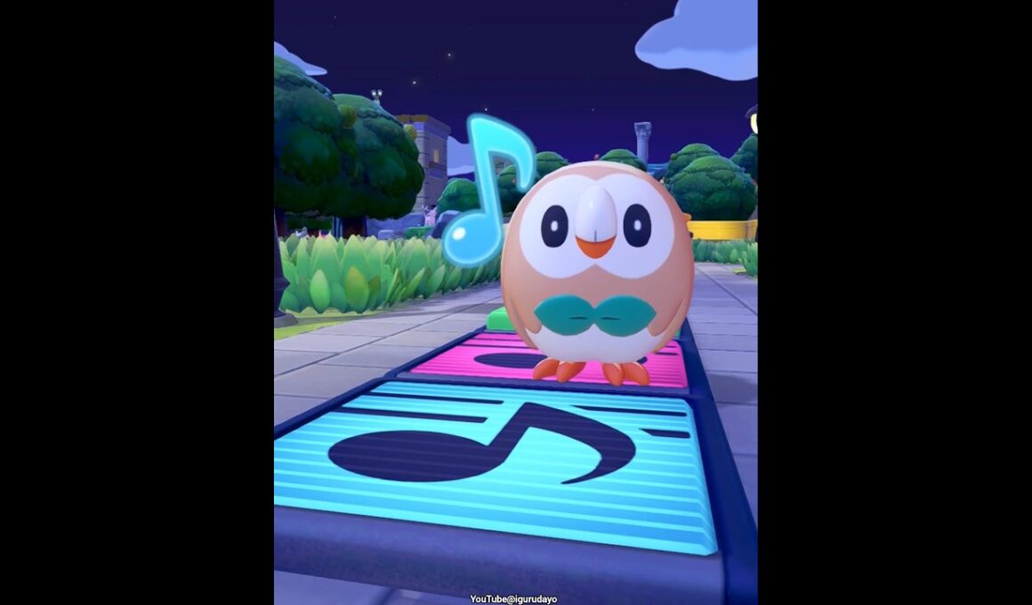 モクロー可愛い🎶Rowlet #ぽこあポケモン #pokopia #pokemon