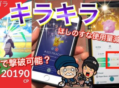 【ポケモンGO】キラキラポケモン！？新情報とアローラガラガラタッグで挑戦！【アプデ】