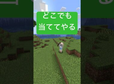 ラプラスちゃん矢、どこからでも当ててやるよ🎯#shorts #マインクラフト #マインクラフト #いろはス