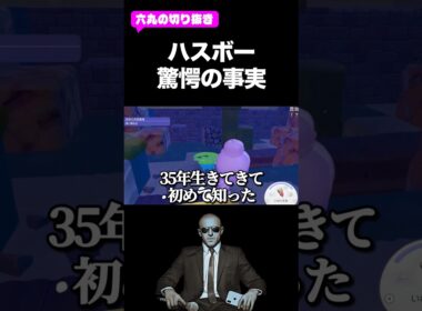 ハスボー、驚愕の事実　#六丸