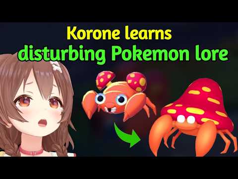 Korone Learns of the Tragedy of the Paras→Parasect Evolution in Pokopia [Hololive]