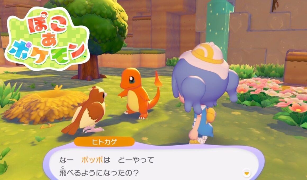 【ぽこあポケモン】ヒトカゲとポッポの会話【ぽこポケ/Switch2】