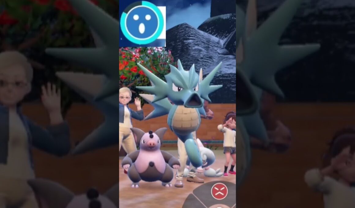 【シードラ】ポケモンエクササイズ【ブルーベリー図鑑No.53】#Shorts #pokemon