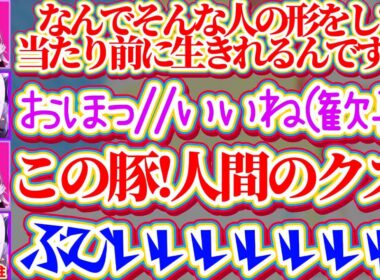 【罵倒配信】ホロメンのみならず『初対面のサロメ嬢(にじさんじ)』にまで罵倒をしてもらい限界化する"ホロの豚柱"ラプラスポークネスw【ホロライブ切り抜き/にじさんじ切り抜き/ラプラス・ダークネス】