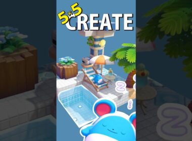 55クリエイト-マリル編-【ぽこ あ ポケモン】#ぽこあポケモン #ポケモン #55クリエイト #建築 #shorts