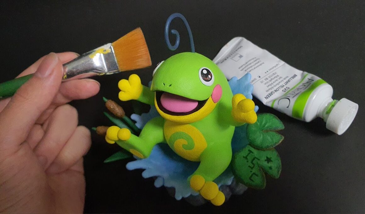 Sculpting Politoed | Pokemon
