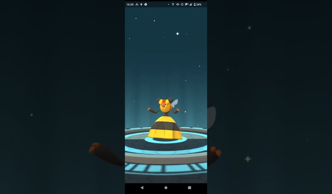 ポケモン進化　ミツハニー　ビークイン　#shorts