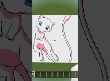 〇〇した人のミュウ#Minecraft#マイクラ #マインクラフト #ピクセルアート # shorts#ポケモン#ミュウ