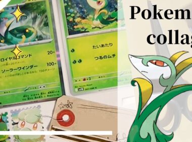 ツタージャ×ジャローダ│手帳デコ【ポケモン│Pokemon collage】