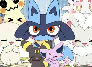 チラチーノと一緒に、ルカリオにでっっっかい滝をプレゼントしよう！【ぽこあポケモン】