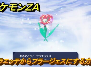 ポケモンＺＡ　フラエッテからフラージェスにする方法　＃１１９　【DLC「M次元ラッシュ」】