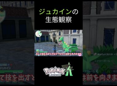 【ポケモンZA】ジュカインの生態観察 #ポケモン #ポケモンza