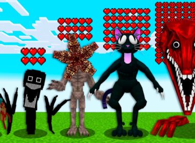 新しい都市伝説モブたちに変身できる世界がヤバすぎた【まいくら・マインクラフト・感染者/呪いのガスト/Apollyon/The Cats/Bloodbath Godzilla】