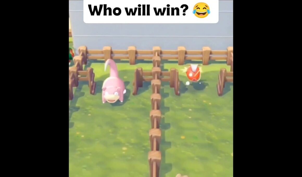 ヤドンvsコイキング！早くゴールするのはどっちだ❓ #ぽこあポケモン #ポケモン