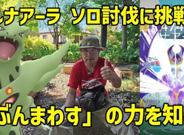 【ポケモンGO】「ぶんまわす」の偉大さを知る！ルナアーラ ソロ討伐チャレンジ