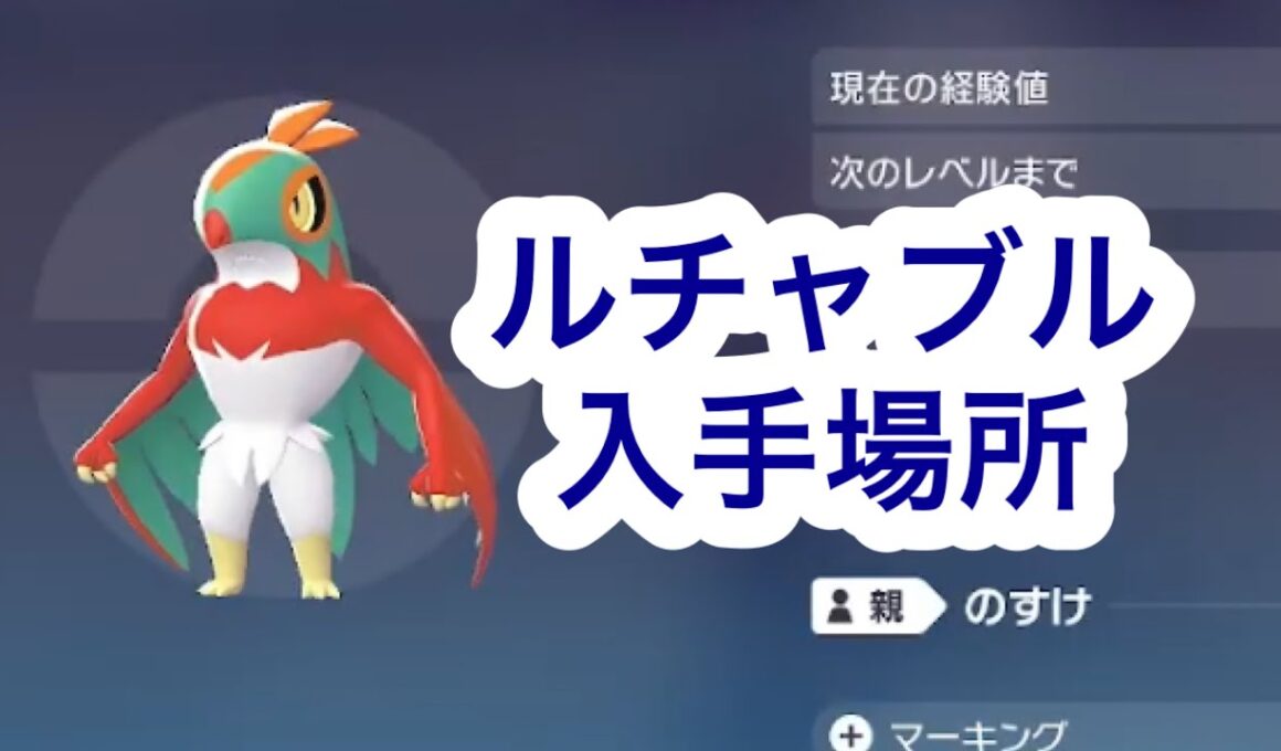 【ポケモンZA】ルチャブル入手場所