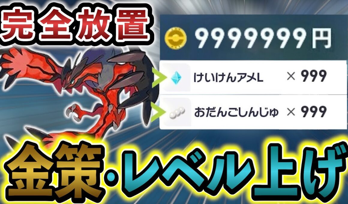 [ポケモンZA レベル上げ・金策]完全放置で最高率のレベル上げ、金策方法を発見！！ZAの放置レベル上げと金策はこれで決定！