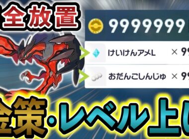 [ポケモンZA レベル上げ・金策]完全放置で最高率のレベル上げ、金策方法を発見！！ZAの放置レベル上げと金策はこれで決定！