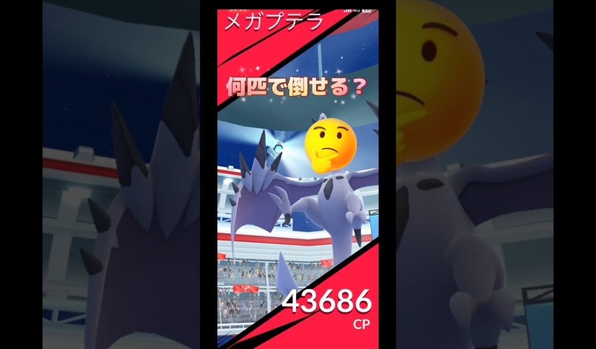 メガプテラ何匹で倒せる⁉️