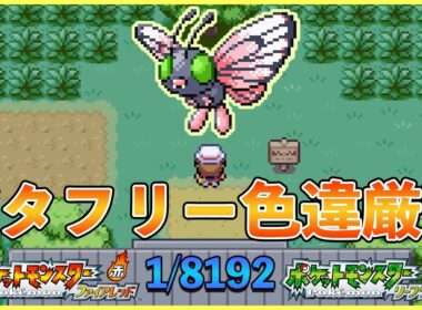 【ポケモンFRLG】3303～キャタピー or トランセルの色違い厳選　5日目　世間はチャンピオンズ、私は色違い厳選　#21 「switch」