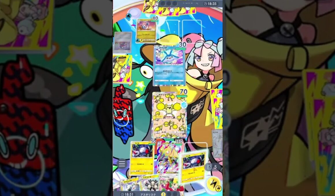 【ポケポケ】初動のラクライのオモテが偉すぎた！2ターン目で行く末が決まるカードゲーム『鳥ジバ・ライボルト』#ポケポケ　#ライボルト #shorts