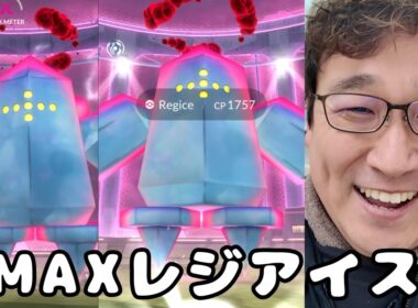 DMAXレジアイス実装初日！早朝から討伐してきたよ！見てね！【ポケモンGO】