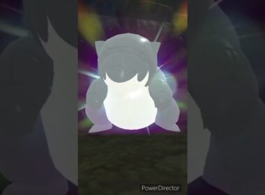 【ポケモンバイオレット】進化　アローラサンド→アローラサンドパン　#ポケモンバイオレット #ゲームリハビリ #切り抜き #shorts