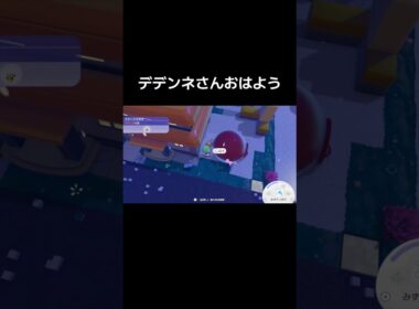 デデンネさんおはよう#shorts【ぽこあポケモン】