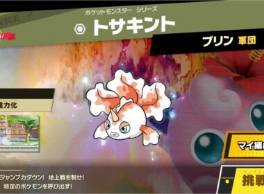 【スピリットなしでの倒し方】452:トサキント【NOVICE】