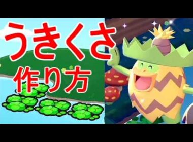 【ぽこあポケモン】うきくさ作り方・生息地ルンパッパ入手場所switch2攻略ゲーム実況