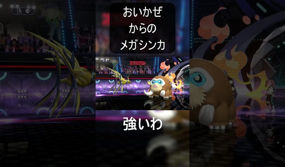 エアームドは最強のおいかぜ使い #ポケモン #ポケットモンスター  #ポケモンチャンピオンズ #ゲーム実況 #メガシンカ  #shorts