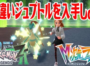 【ポケモンZ-A】色違いジュプトルを入手しよう 進化入手【Pokémon LEGENDS Z-A M次元ラッシュ】