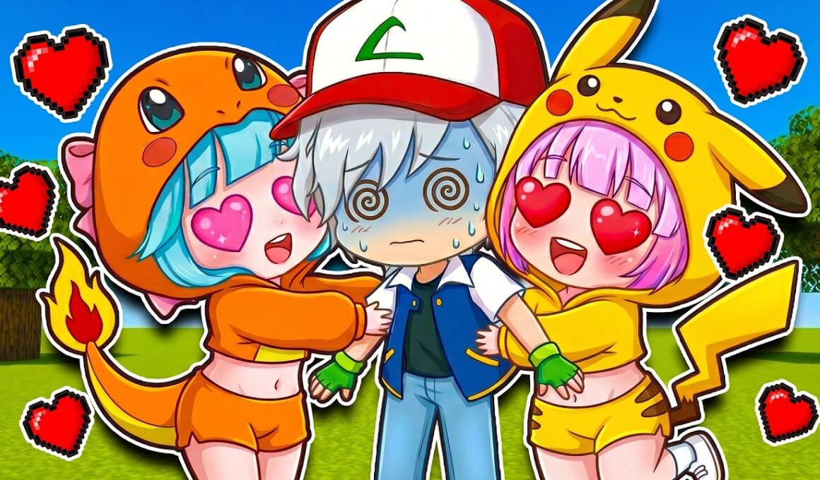 【緊急事態】ピカチュウvsヒトカゲ！？仲が悪すぎる二人が協力して戦った結果がヤバすぎた…【 マイクラ / まいくら / Minecraft 】【ぱちしえ】