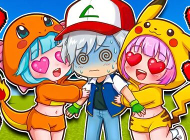 【緊急事態】ピカチュウvsヒトカゲ！？仲が悪すぎる二人が協力して戦った結果がヤバすぎた…【 マイクラ / まいくら / Minecraft 】【ぱちしえ】