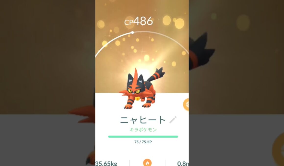 ニャビー進化#ポケモンgo #pokemon #コミュニティデイ