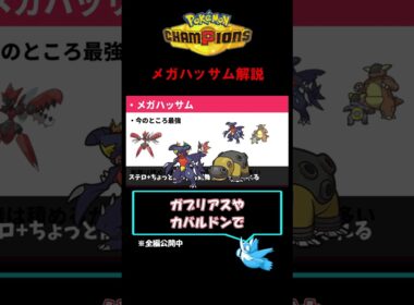 メガハッサム解説【ポケモンSV】