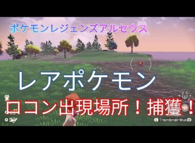 「ポケモンレジェンズアルセウス」レアポケモン！ロコン出現場所！