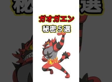 ガオガエンの秘密　ポケモン解説
