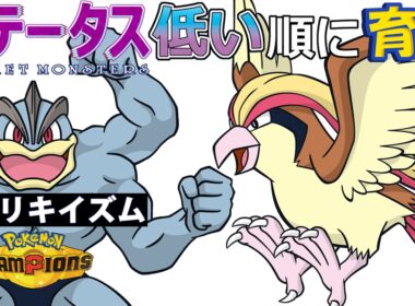 【カイリキイズム３】ステ低い順：ピジョット【ポケモンチャンピオンズ】